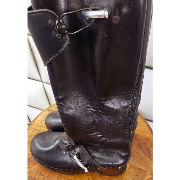 Paysannerie vintage clog boots - Picture 8 of 12